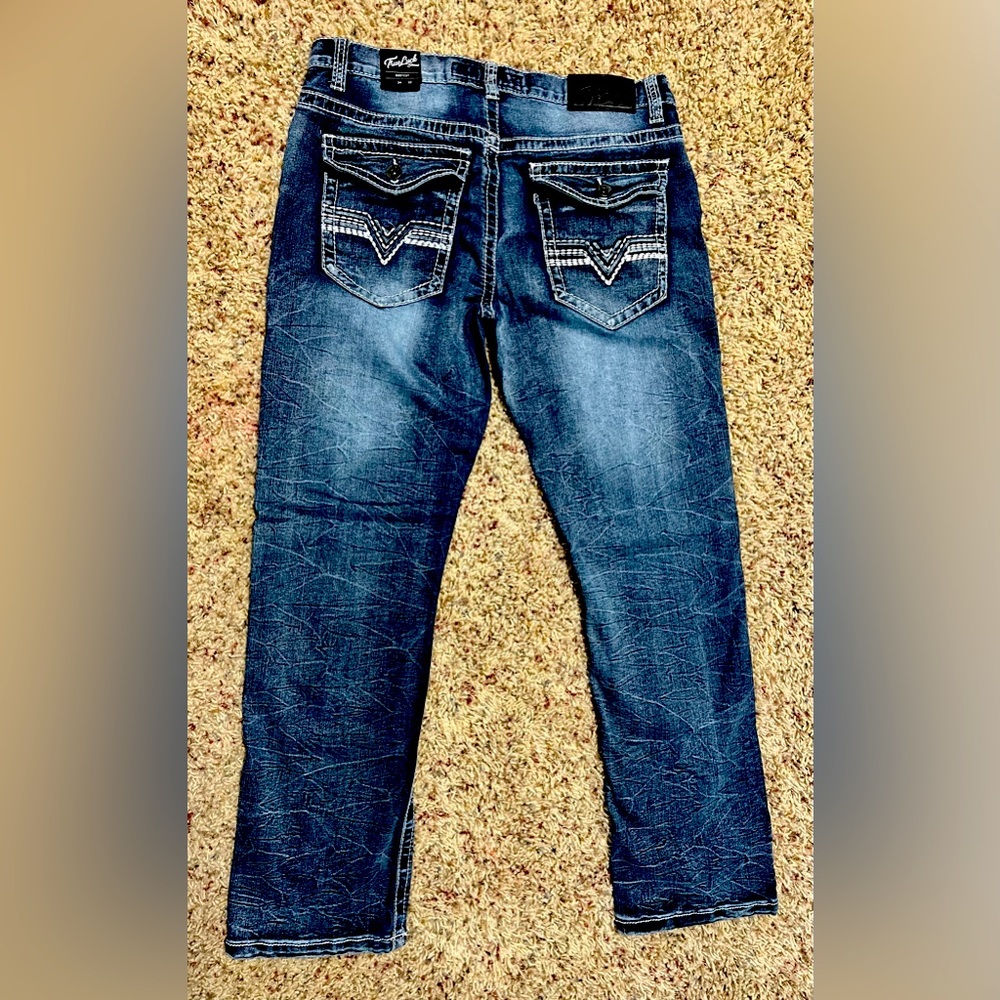 Mens true luck boot cut 34x32 jeans